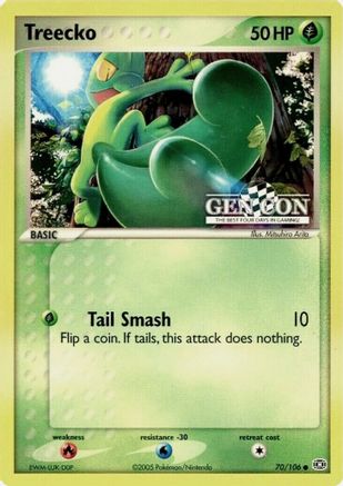 Treecko (70/106) (Gen Con The Best Four Days in Gaming Promo) [EX: Emerald]-1