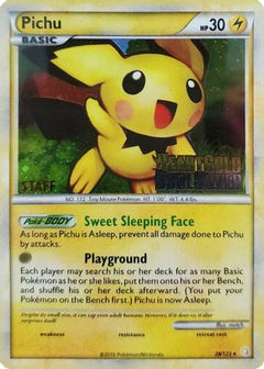 Pichu (28/123) (Staff Prerelease Promo) [Nintendo: Black Star Promos]-1