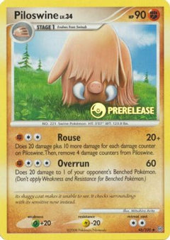Piloswine (46/100) (Prerelease Promo) [Nintendo: Black Star Promos]-1