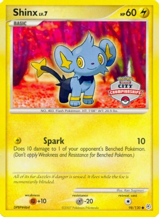 Shinx (98/130) (City Championships Promo) [Nintendo: Black Star Promos]-1