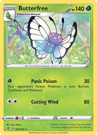 Butterfree (003/192) [Sword & Shield: Rebel Clash]-1