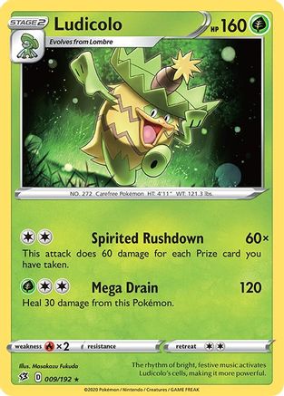Ludicolo (009/192) [Sword & Shield: Rebel Clash]-1