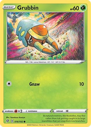 Grubbin (016/192) [Sword & Shield: Rebel Clash]-1
