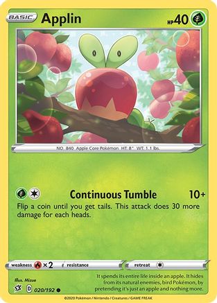 Applin (020/192) [Sword & Shield: Rebel Clash]-1