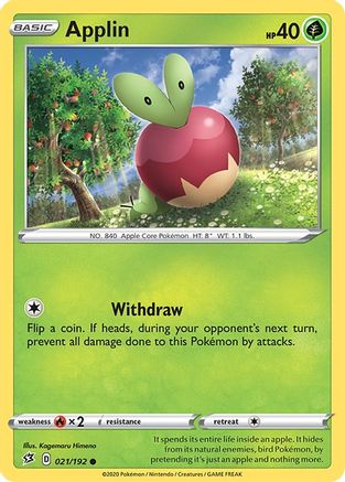 Applin (021/192) [Sword & Shield: Rebel Clash]-1