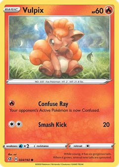 Vulpix (024/192) [Sword & Shield: Rebel Clash]-1