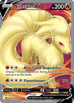 Ninetales V (177/192) [Sword & Shield: Rebel Clash]-1