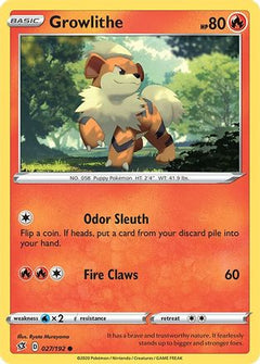 Growlithe (027/192) [Sword & Shield: Rebel Clash]-1