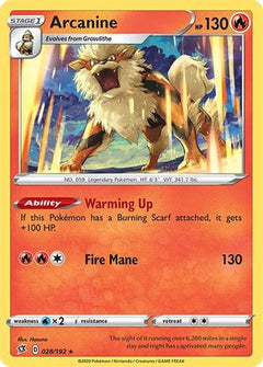 Arcanine (028/192) [Sword & Shield: Rebel Clash]-1