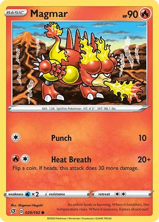Magmar (029/192) [Sword & Shield: Rebel Clash]-1