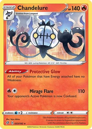 Chandelure (033/192) [Sword & Shield: Rebel Clash]-1