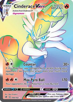 Cinderace VMAX (194/192) [Sword & Shield: Rebel Clash]-1