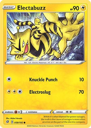 Electabuzz (058/192) [Sword & Shield: Rebel Clash]-1