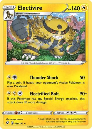 Electivire (059/192) [Sword & Shield: Rebel Clash]-1
