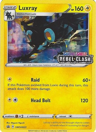 Luxray (SWSH023) (Prerelease Promo) [Sword & Shield: Black Star Promos]-1