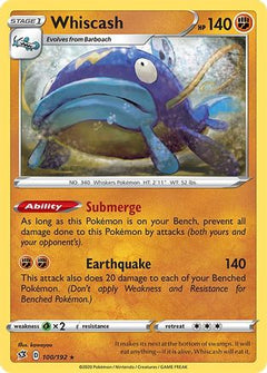 Whiscash (100/192) [Sword & Shield: Rebel Clash]-1