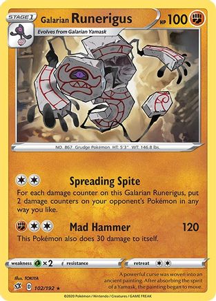 Galarian Runerigus (102/192) [Sword & Shield: Rebel Clash]-1