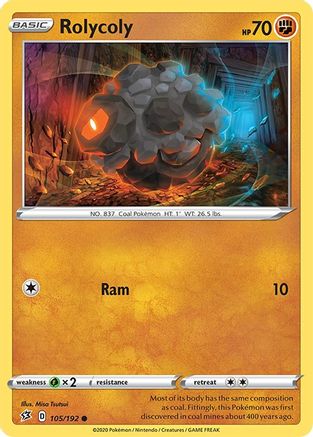 Rolycoly (105/192) [Sword & Shield: Rebel Clash]-1