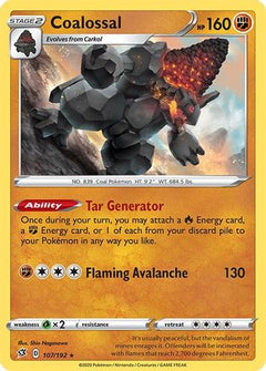 Coalossal (107/192) [Sword & Shield: Rebel Clash]-1
