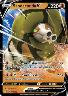 Sandaconda V (108/192) [Sword & Shield: Rebel Clash]-1