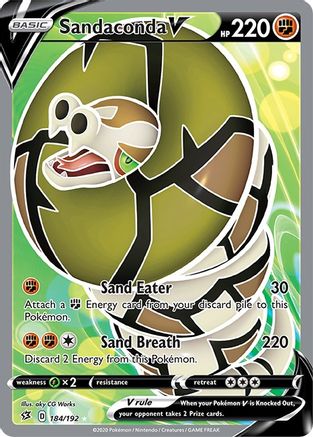 Sandaconda V (184/192) [Sword & Shield: Rebel Clash]-1