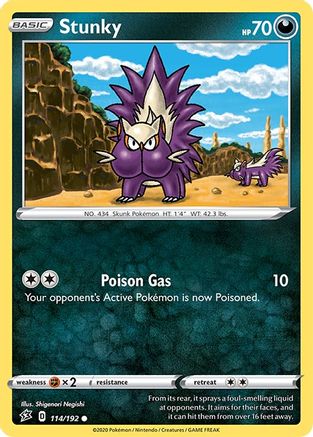 Stunky (114/192) [Sword & Shield: Rebel Clash]-1