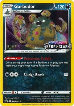 Garbodor (SWSH025) (Staff Prerelease Promo) [Sword & Shield: Black Star Promos]-1