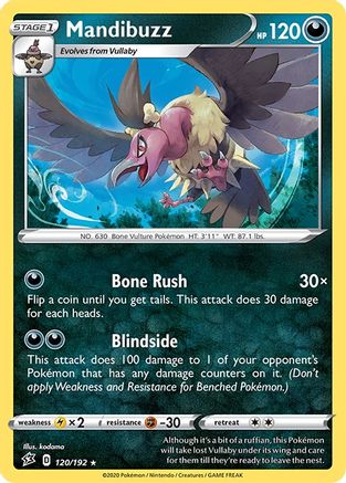 Mandibuzz (120/192) [Sword & Shield: Rebel Clash]-1