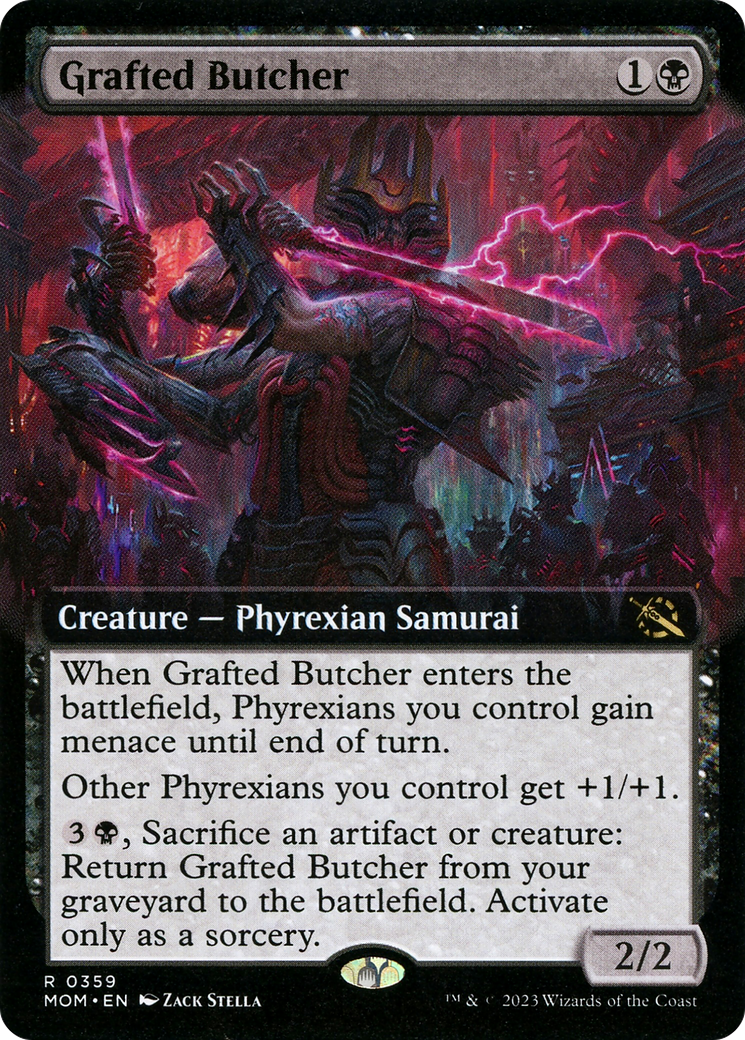 Grafted Butcher (Extended Art) [March of the Machine]-1