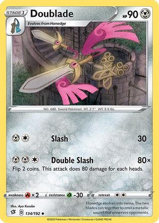 Doublade (134/192) [Sword & Shield: Rebel Clash]-1