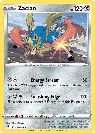 Zacian (139/192) [Sword & Shield: Rebel Clash]-1