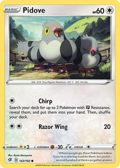 Pidove (143/192) [Sword & Shield: Rebel Clash]-1