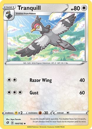 Tranquill (144/192) [Sword & Shield: Rebel Clash]-1