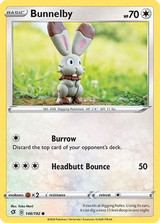 Bunnelby (146/192) [Sword & Shield: Rebel Clash]-1
