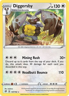 Diggersby (147/192) [Sword & Shield: Rebel Clash]-1