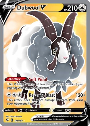 Dubwool V (188/192) [Sword & Shield: Rebel Clash]-1