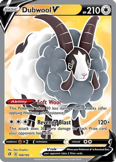 Dubwool V (188/192) [Sword & Shield: Rebel Clash]-1