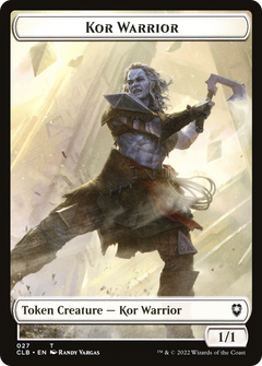 Kor Warrior (TCLB-027) - Battle for Baldur's Gate Tokens-1