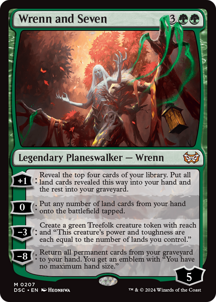 Wrenn and Seven (DSC-207) - Duskmourn: House of Horror Commander-1