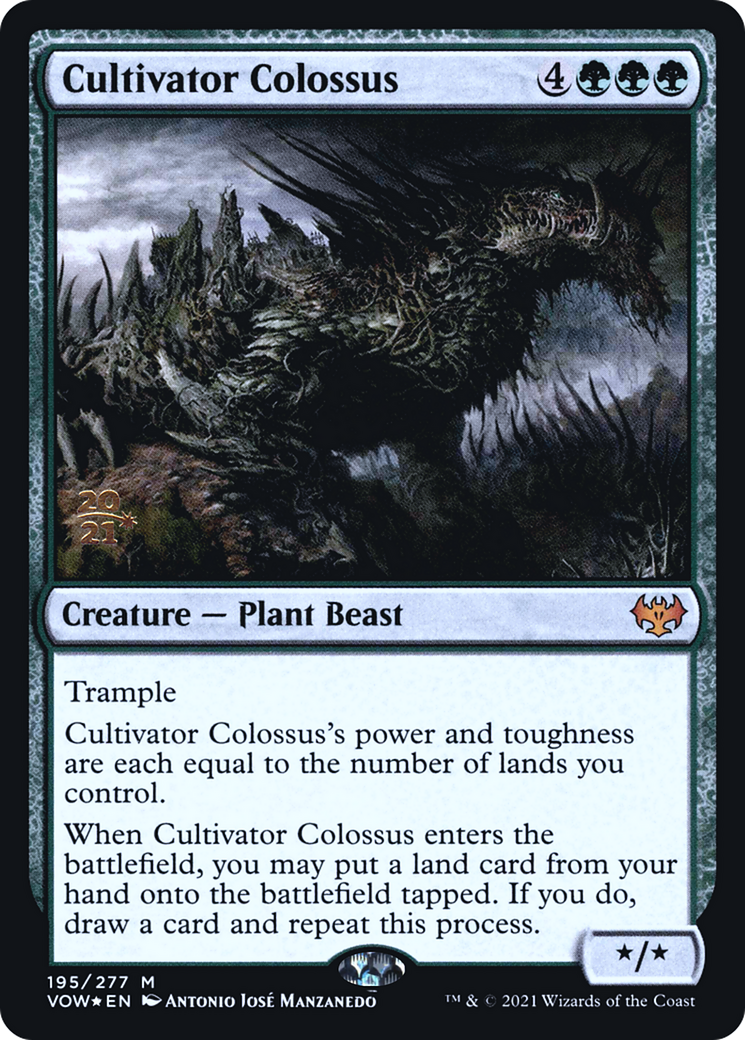 Cultivator Colossus [Innistrad: Crimson Vow Prerelease Promos]-1