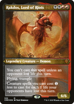 Rakdos, Lord of Riots (Etched) [Commander Legends]-1