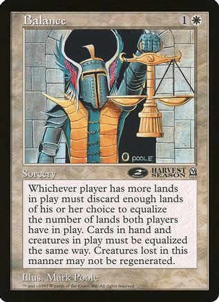 Balance (2nd place) (Arena League) (OVER-) - Oversize Cards-1