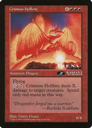 Crimson Hellkite (Oversized) [Oversize Cards]-1