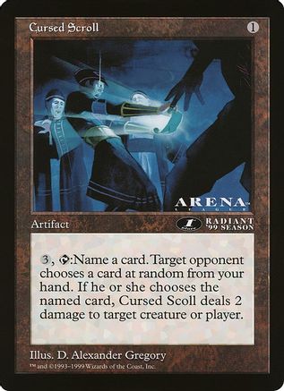 Cursed Scroll (Oversized) [Oversize Cards]-1