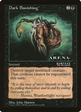 Dark Banishing (Oversized) [Oversize Cards]-1