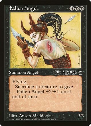 Fallen Angel (3rd Place) (Arena League) (OVER-) - Oversize Cards-1