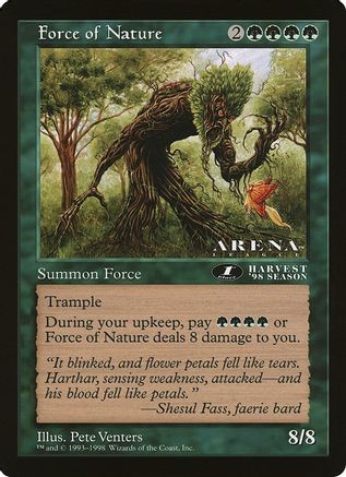 Force of Nature (Oversized) [Oversize Cards]-1
