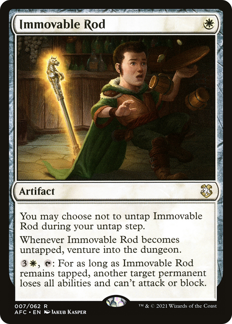 Immovable Rod [Dungeons & Dragons: Adventures in the Forgotten Realms Commander]-1