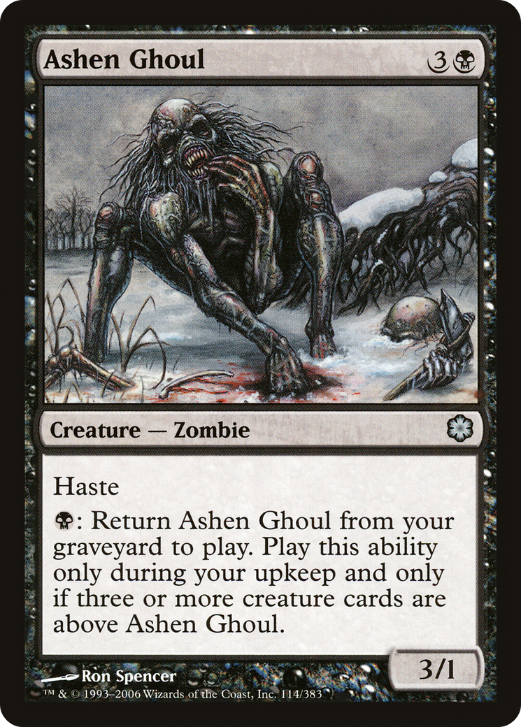 Ashen Ghoul [Coldsnap Theme Decks]-1