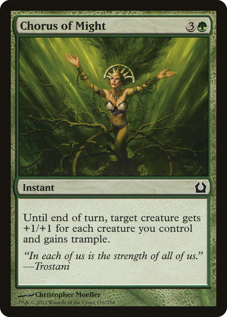 Chorus of Might [Return to Ravnica]-1